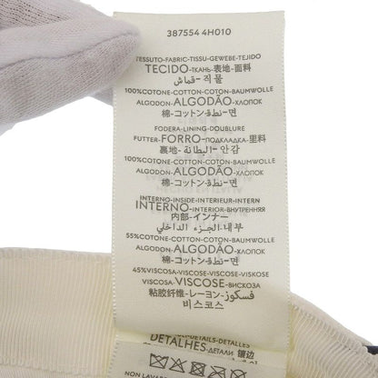 Gucci 387554 100% Cotton Webline Interlocking G Cap White XL 60cm (23.62in)