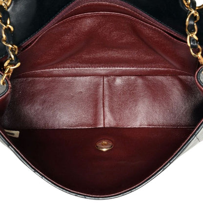 Chanel Matelasse Diana Chain Shoulder Bag Lambskin A01165 Black Gold Hardware 7