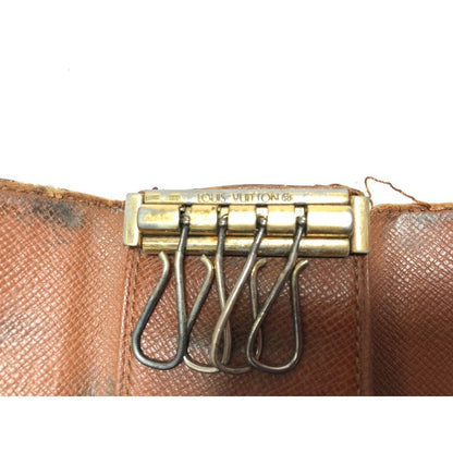 Louis Vuitton Unisex 4-Ribbon Key Case Monogram Multicles 4 M62631 Brown