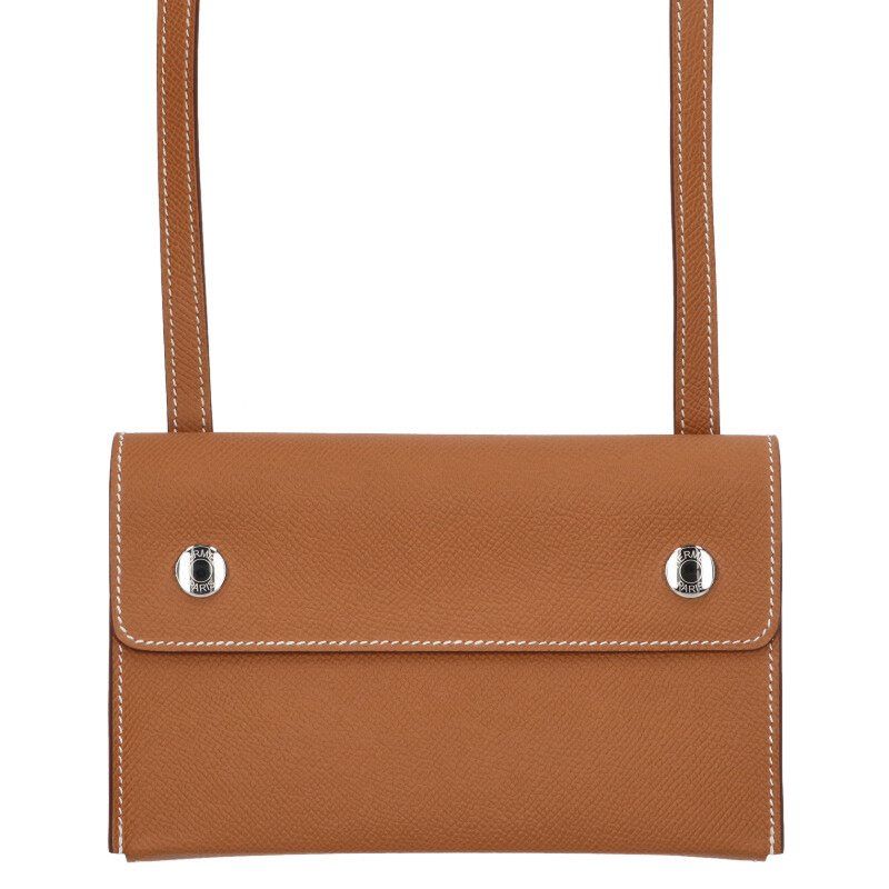 Hermes Nap Togo Engraved B Svhardware Long Wallet Men's