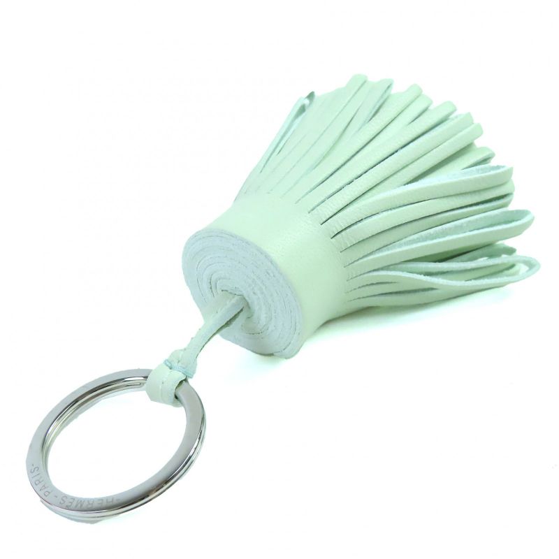 Hermes Carmen Charm Agnomiro Vert Peppermint Bag Charm W Engraved With Box Made