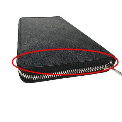Louis Vuitton N63077 Damier Graphite Round Zipper Zippy Organizer Long Wallet