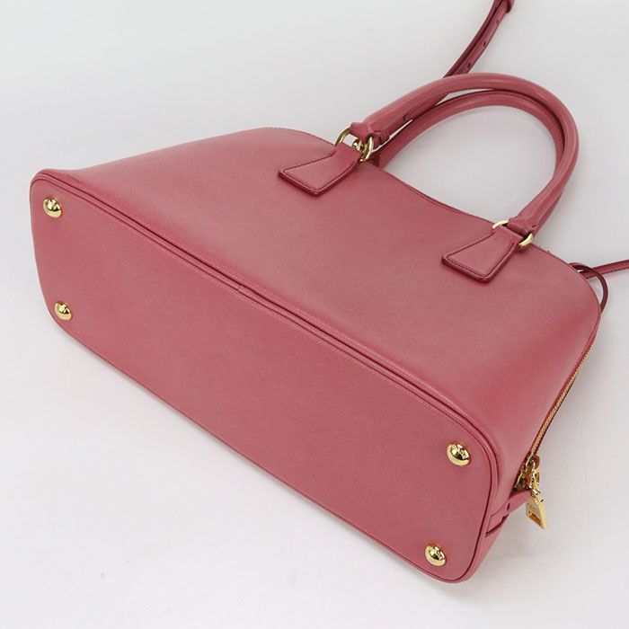 Prada 2WAY Saffiano Leather Bl0837 NZV F060m Handbag Leather Women