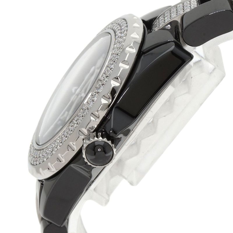 Chanel H1338 J12 33mm (130in) Bezel Bracelet Diamond Wristwatch Ceramic Ceramic