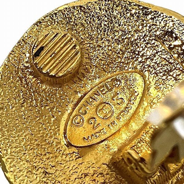 Chanel Lion Motif Branded Accessories Earrings Ladies