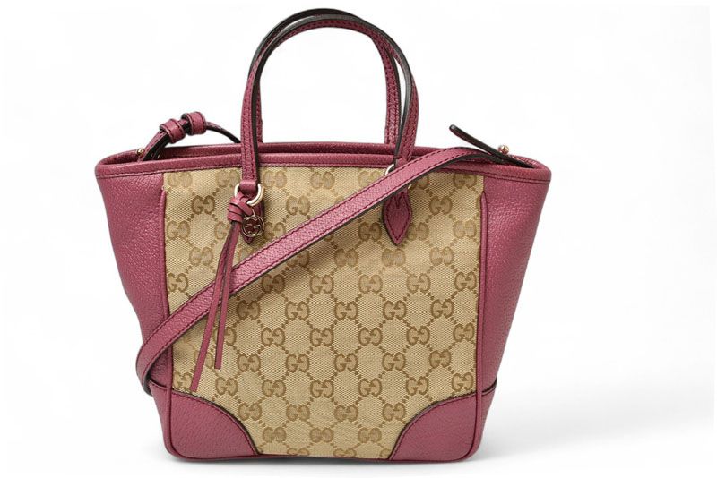 Gucci Handbag Shoulder Bag 2way Gucci GG Canvas Beige Pink 353121