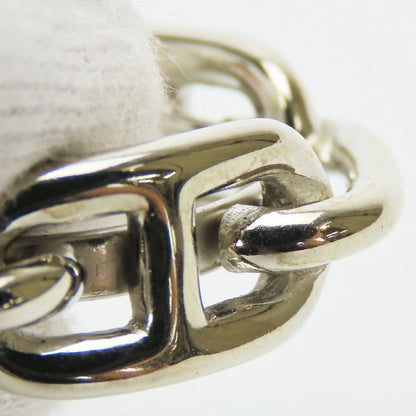 Hermes Scarf Ring Chaine D'ancre Metal Silver Accessory Small Item Ladies Women