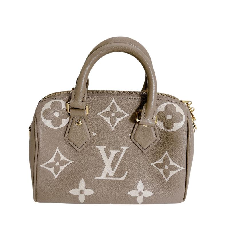 Louis Vuitton M46575 Monogram Empreinte Shoulder Bag Speedy ・bandrière 20