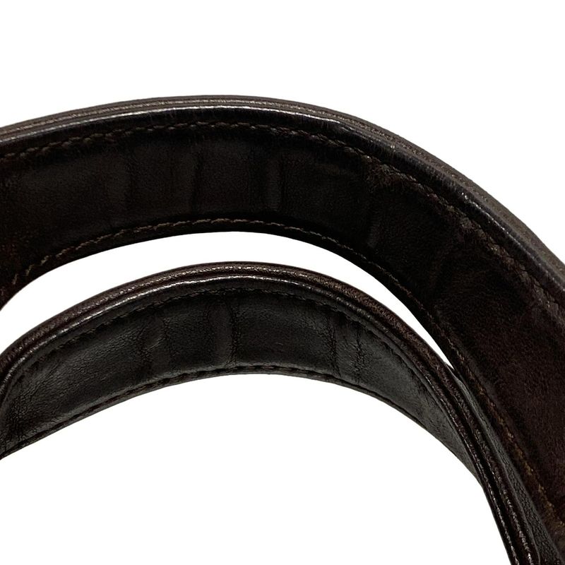 Bottega Veneta Intrecciato Tote Bag 125787 Dark Brown Leather