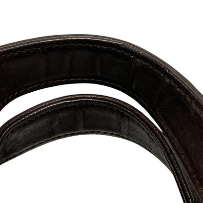 Bottega Veneta Intrecciato Tote Bag 125787 Dark Brown Leather