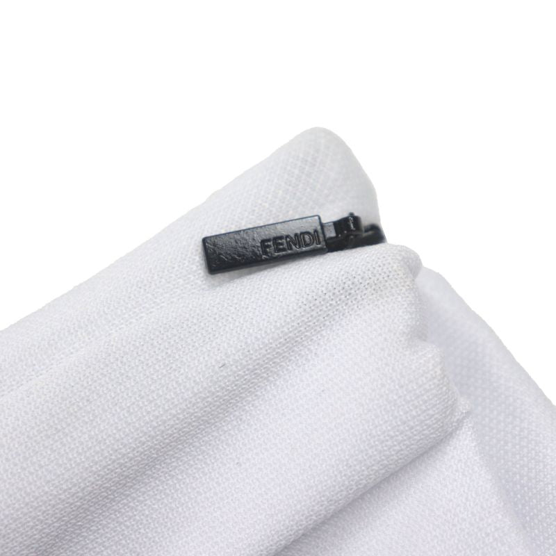  Fendi Fab557 FF Logo 2WAY Jersey Track Pants Green Black White S Made In