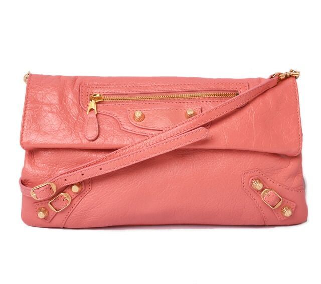 Balenciaga Handbag Shoulder Bag City Balenciaga Giant Envelope Pink 327079