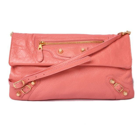 Balenciaga Handbag Shoulder Bag City Balenciaga Giant Envelope Pink 327079