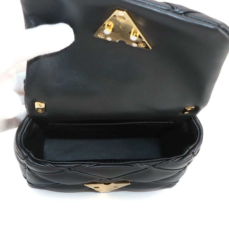 Louis Vuitton Martage PICO Go-14 Chain Shoulder Bag Leather Noir Black M23625