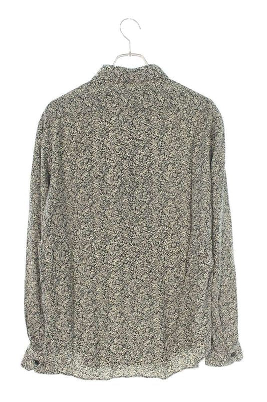 Celine 20AW 2c028570k Viscose Flower Print Long Sleeve Shirt Men's 41