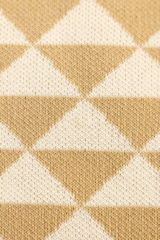 Prada 23958 S231 12QA Triangle Logo Allover Knit Short Sleeve Dress Women 38