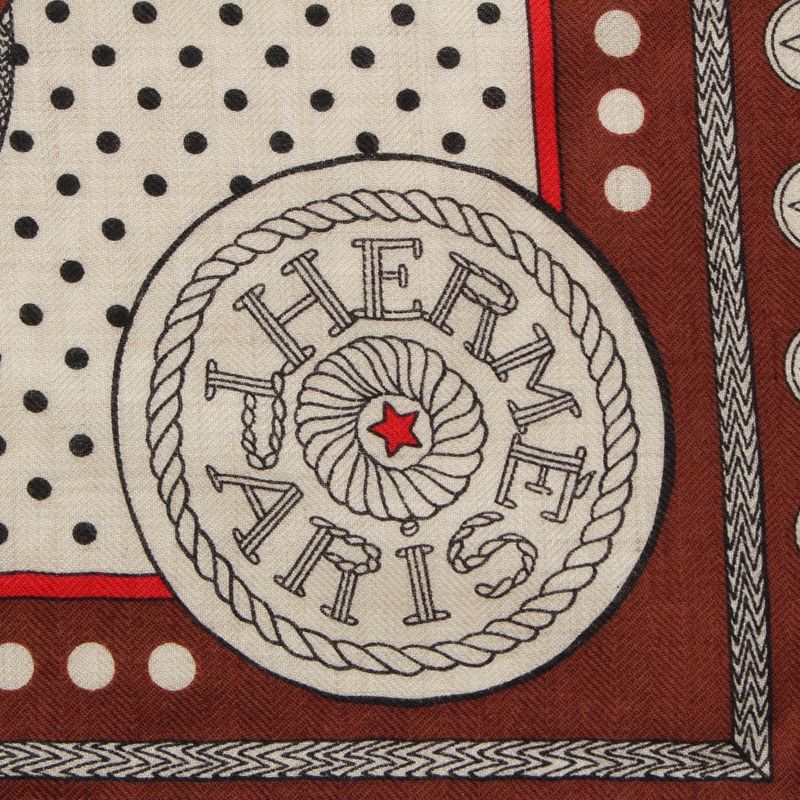 Hermes Carre Geant 140 Zouaves Et Dragons Zouaves And Dragons Cashmere And Silk