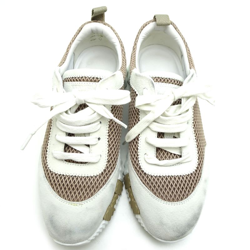 Hermes Beige Size 23.5 Sneakers