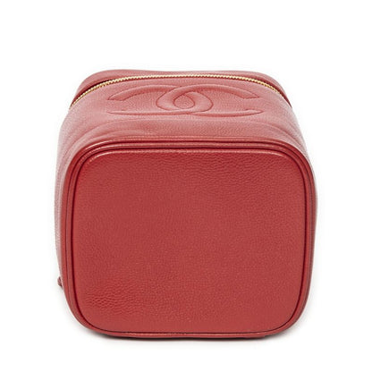 Chanel Red Caviar Leather A