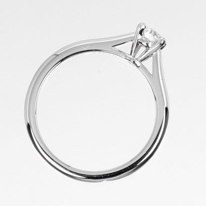 Cartier 1895 Solitaire 0.23ct Vs1/f/3ex Pt950platinum × Diamond #7 Ladies 3.33g