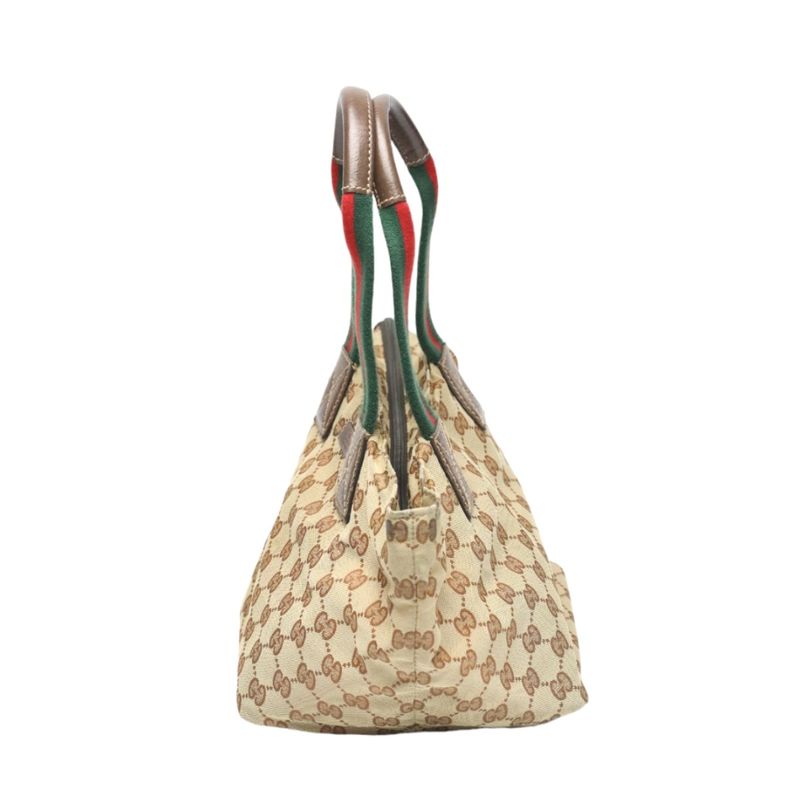 Gucci 131228 Tote Bag GG Canvas Handbag Gucci Beige
