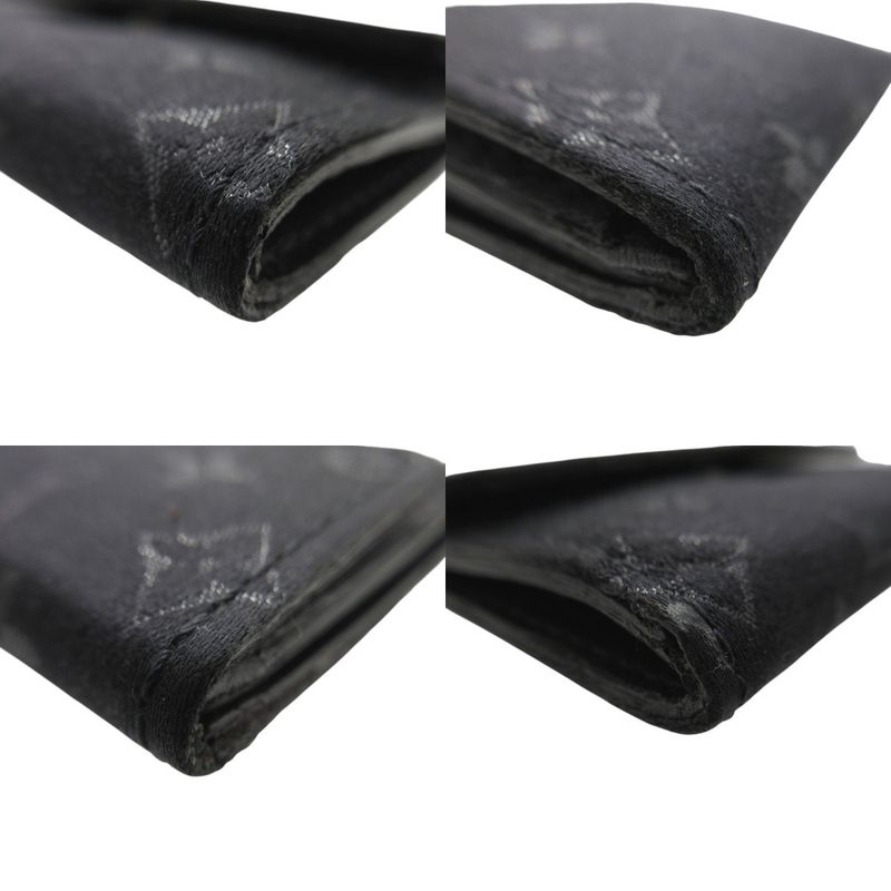 Louis Vuitton Portmonnaie Satin Monogram Coin Case Monogram Satin M92137 Black