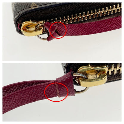 Louis Vuitton Monogram Zippy Wallet Round Zipper Long Wallet M60742 Brown