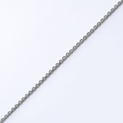 [dior] Christian Dior CD Metal Silver Ladies 3.6g Necklace