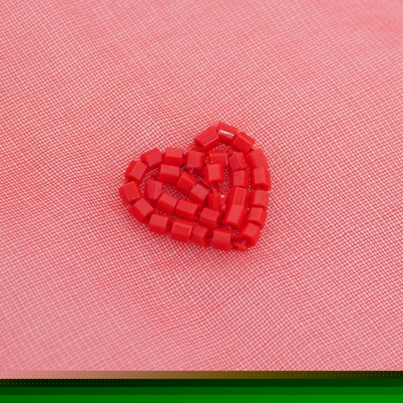 Hermes Grand Manage Bandana Love Carre 65 Silk Muslin Embroidery Beads