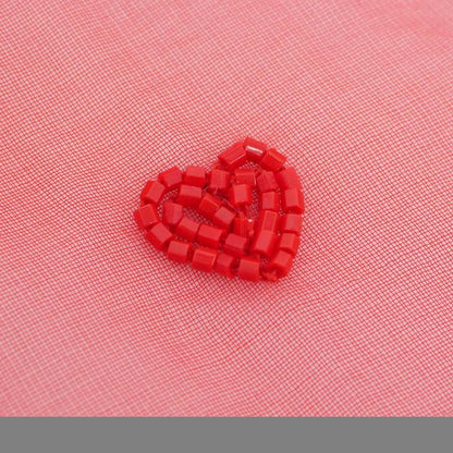Hermes Grand Manage Bandana Love Carre 65 Silk Muslin Embroidery Beads