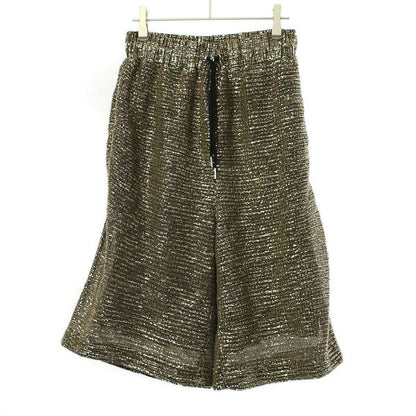 Celine 22ss Allover Sequined Tulle Shorts Sequined Shorts 2z151100q Gold S