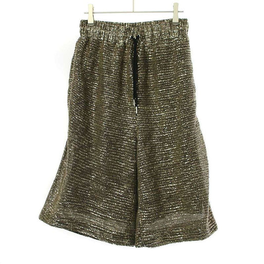 Celine 22ss Allover Sequined Tulle Shorts Sequined Shorts 2z151100q Gold S