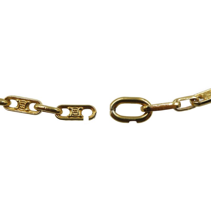 Celine Macadam Long GP Gold Necklace 0209 Celine