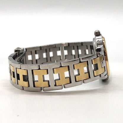 Hermes Clipper Cl4.220 Date Cream Dial Quartz Ladies Watch Working 005913