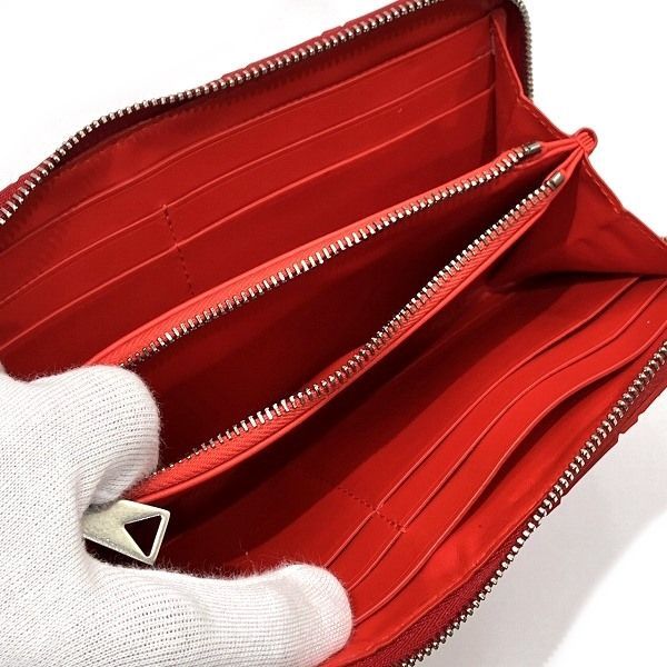 Bottega Veneta Intrecciato Round Zipper Long Wallet For Women