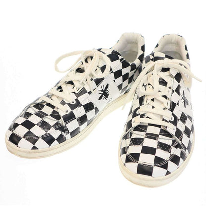 Christian Dior D-Bee Checker Sneakers Ls0218 Black and White 41
