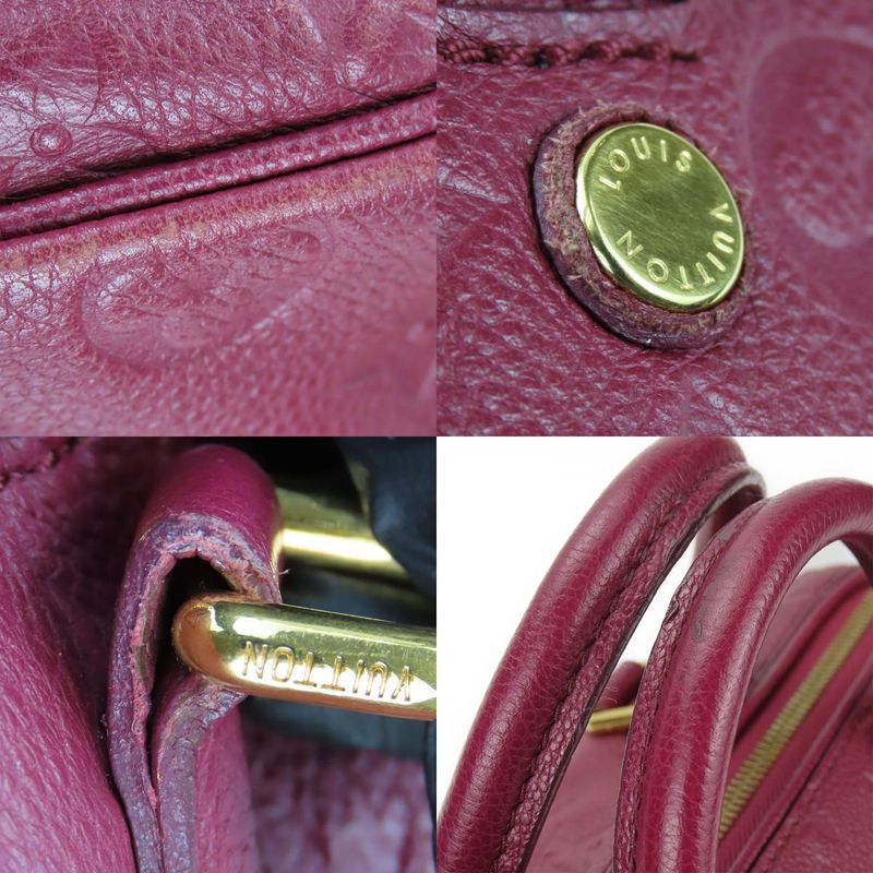 Louis Vuitton Speedy Bandoliere 25 M40764 Monogram Empreinte Purple Aurore 2WAY