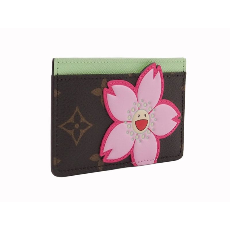 Louis Vuitton LV X Tm Card Case Porte Culte Surple Cherry Blossom
