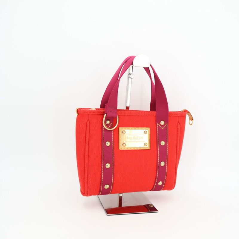 Louis Vuitton Antigua Cabas PM Rouge Handbag M40037