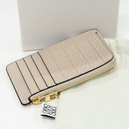 Loewe Coin Case With Card Case L-shape Zipper Fragment Case Anagram Repeat Coin