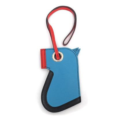Hermes Camaille Bag Charm Blue-zanzibar Orange Poppy- Blue-type