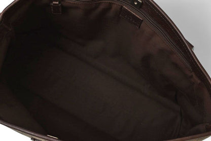 Gucci Tote Shopping Bag A4 Gucci GG Plus Leather GG Brown Beige 114595