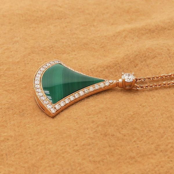 Bulgari Diva Dream Diamond Necklace / Malachite