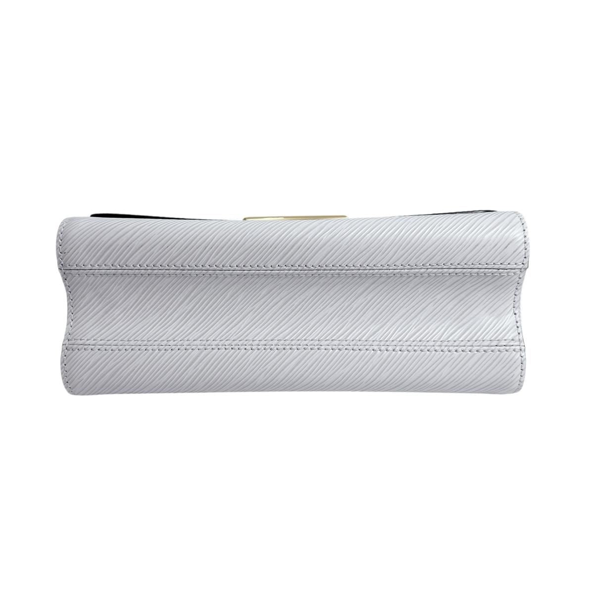 Louis Vuitton Epi Leather Twist MM Bron Shoulder Bag White