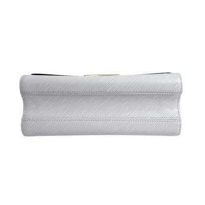 Louis Vuitton Epi Leather Twist MM Bron Shoulder Bag White