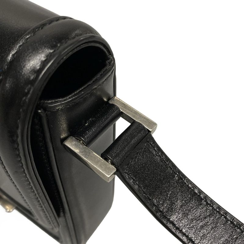 Saint Laurent Paris Shoulder Bag Solferino Mini Bag 753963 Black Leather