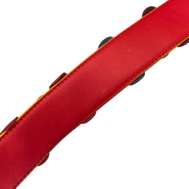 Fendi Strap You Long Shoulder Strap Accessories For Bags Flower Leather Studded