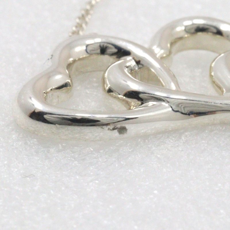 Tiffany & Co Triple Heart 925 Silver Ladies 3.4g Necklace