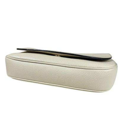 Gucci Soho Shoulder Bag Leather 536224 White Ladies Gucci  Gucci