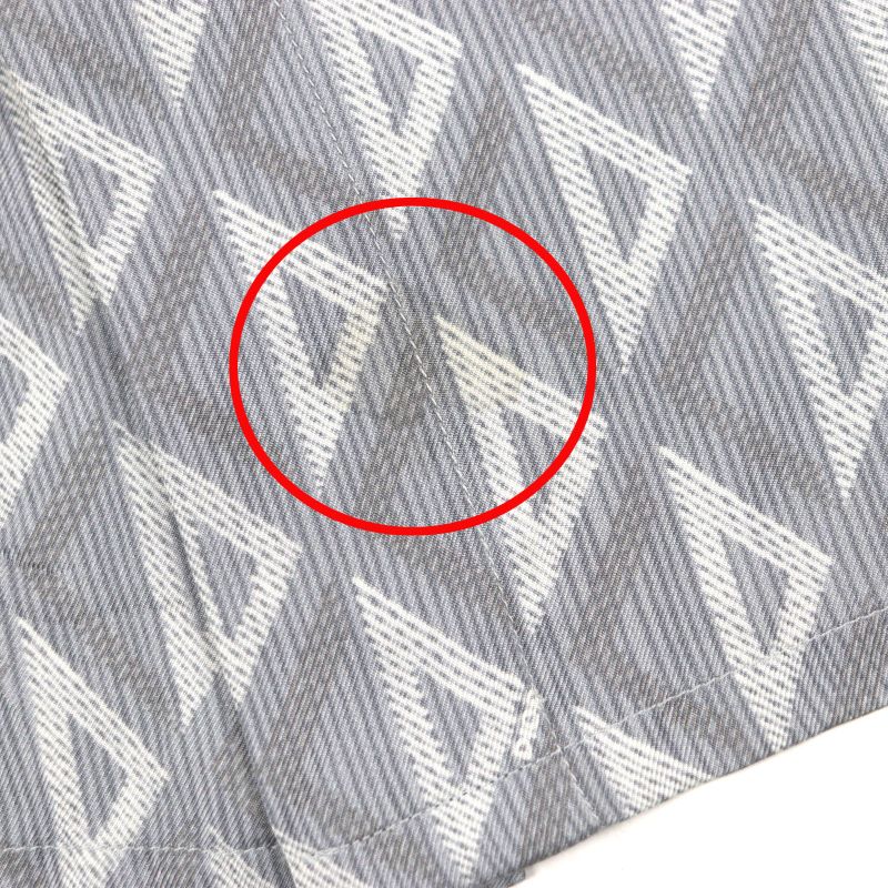 DIOR 19c545a5797 CD Diamond Twill Silk Shirt 100% Silk Wing Tailoring Logo